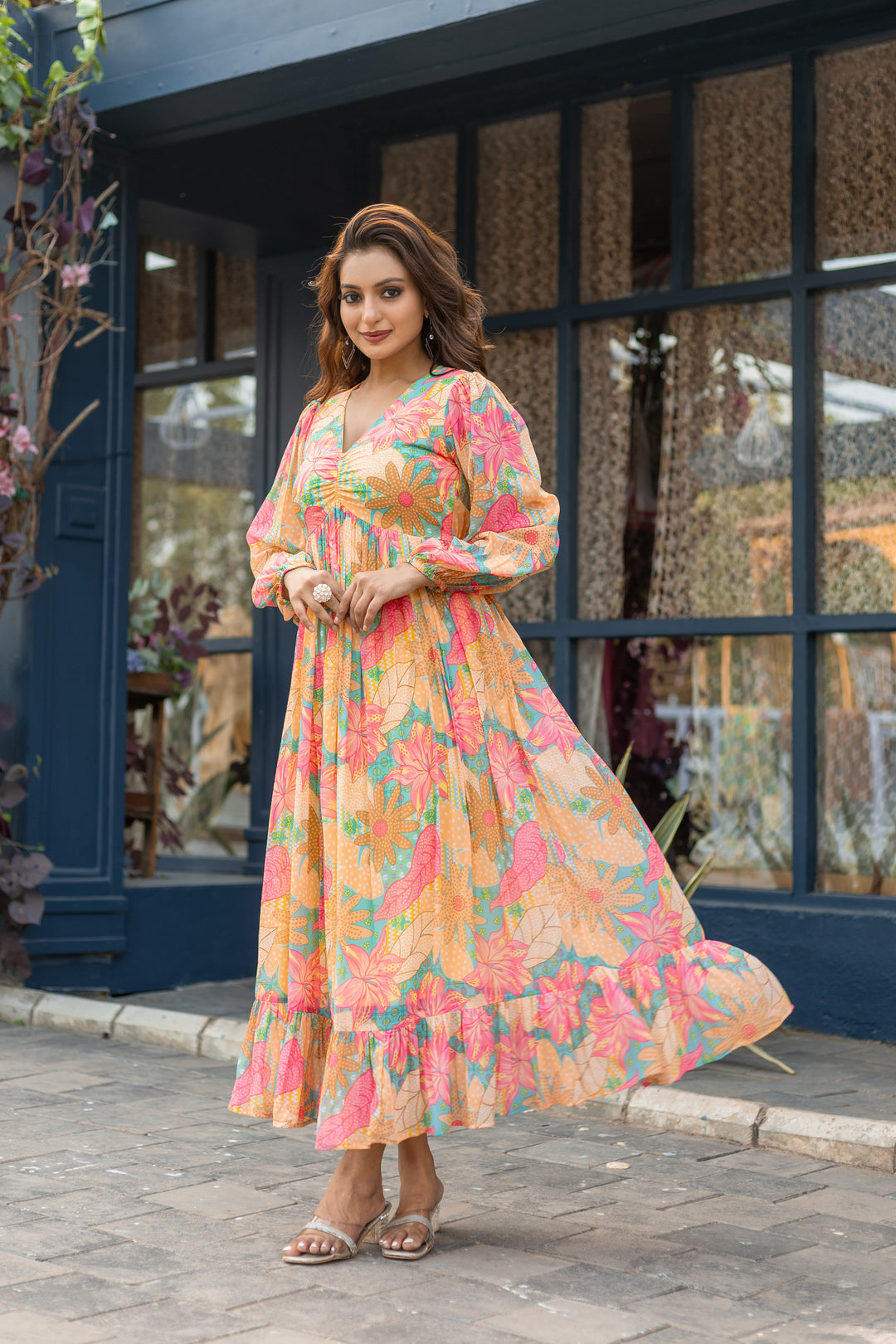 Flair Affair Maxi Dress