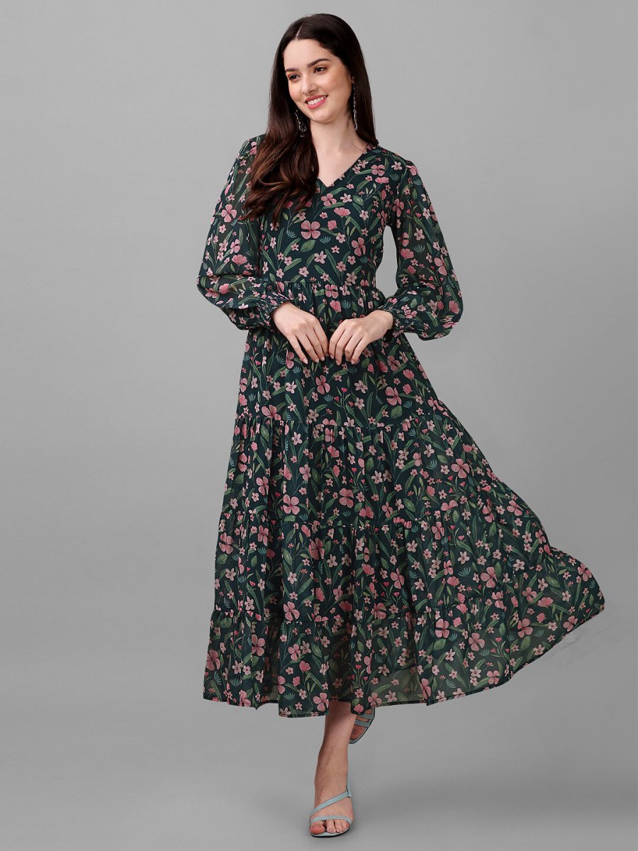 Western on sale maxi dress