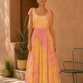 Saffron Lumière Maxi Dress