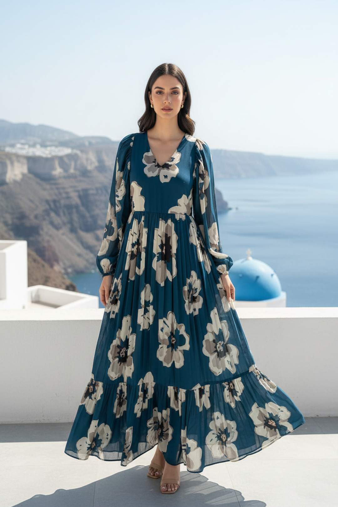Midnight Orchid Maxi Dress