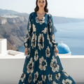 Midnight Orchid Maxi Dress