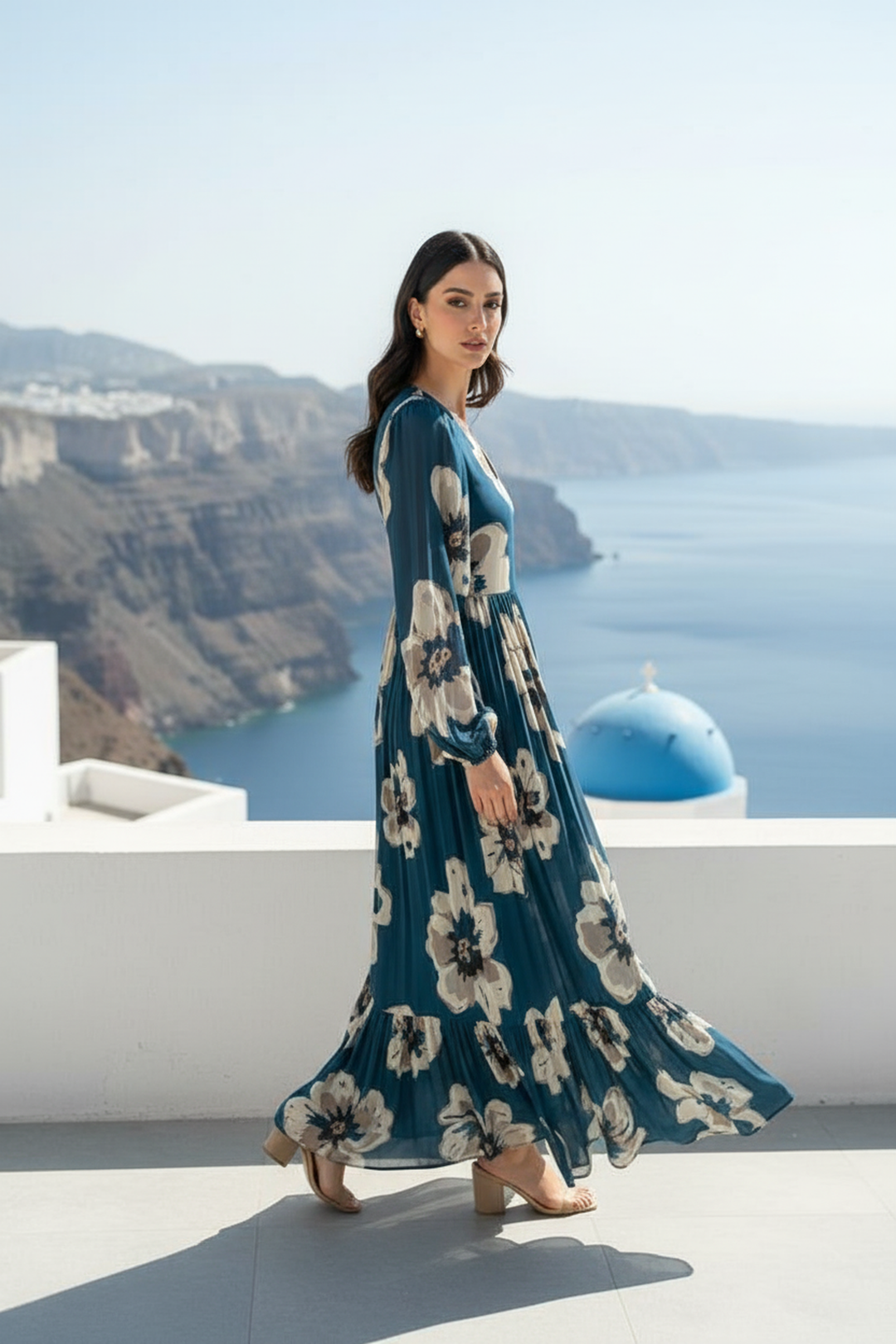 Midnight Orchid Maxi Dress