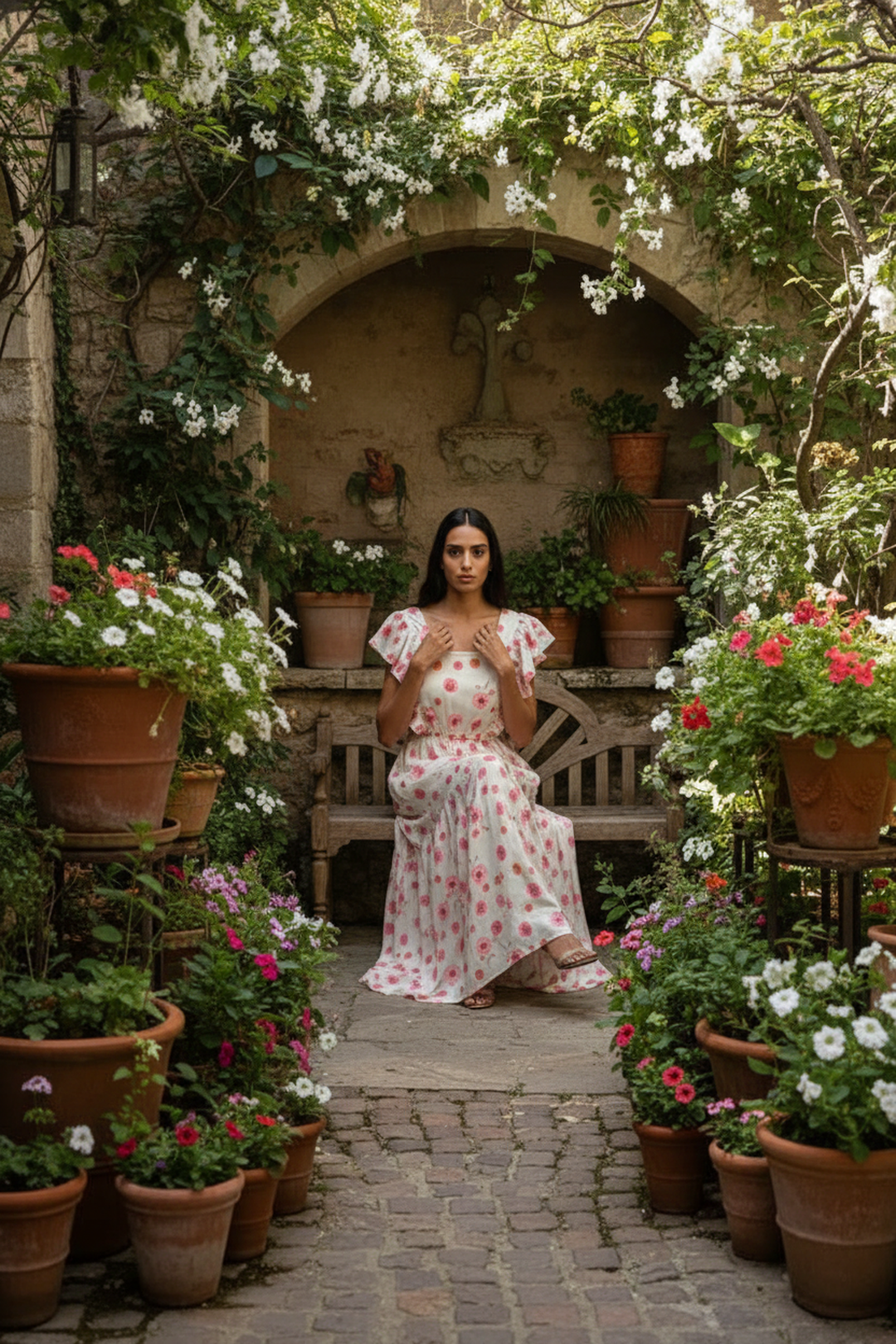 Sweetheart Flutter Maxi Dress