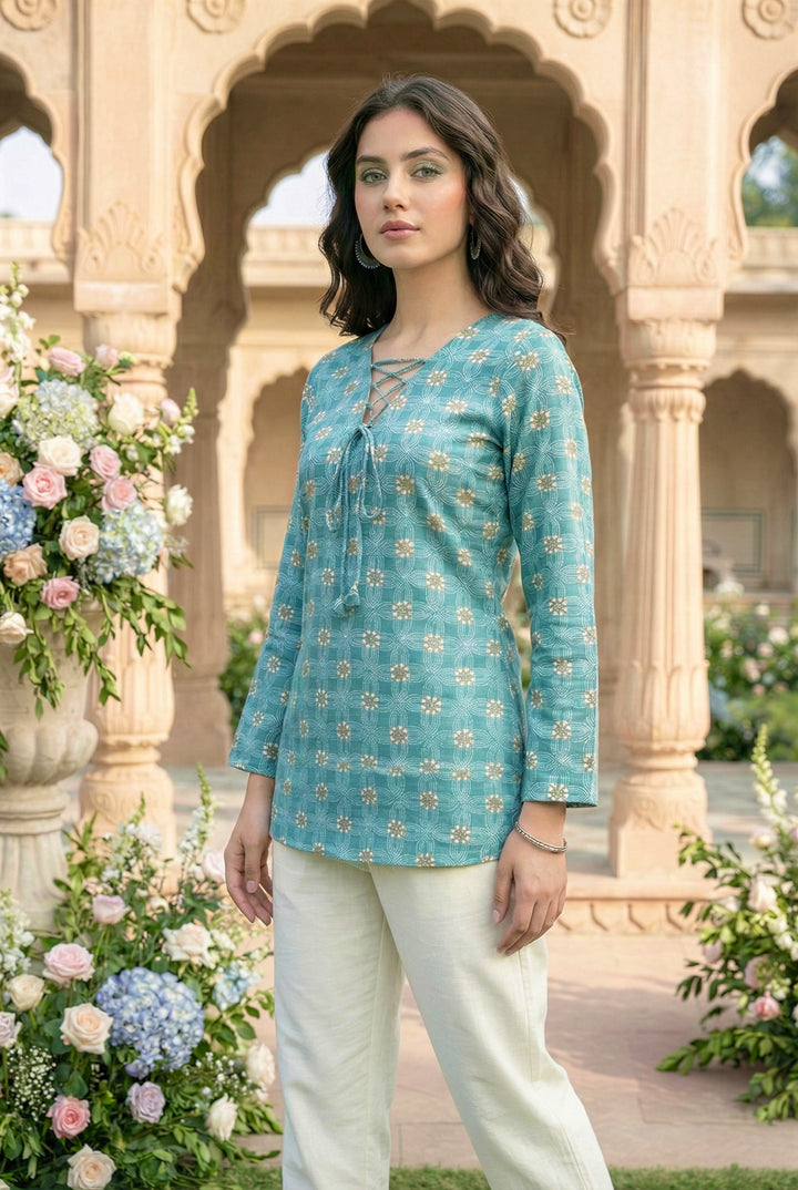 VAYU | Printed Short Kurti