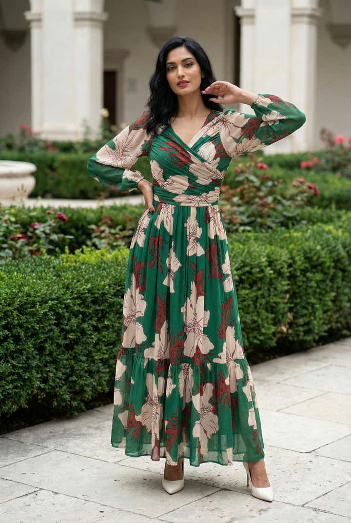 masakali dress for ladies Masakali Maxi Dress (Blue) MERAKHI