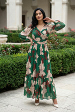 Emerald Ember Maxi Dress