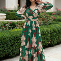 Emerald Ember Maxi Dress