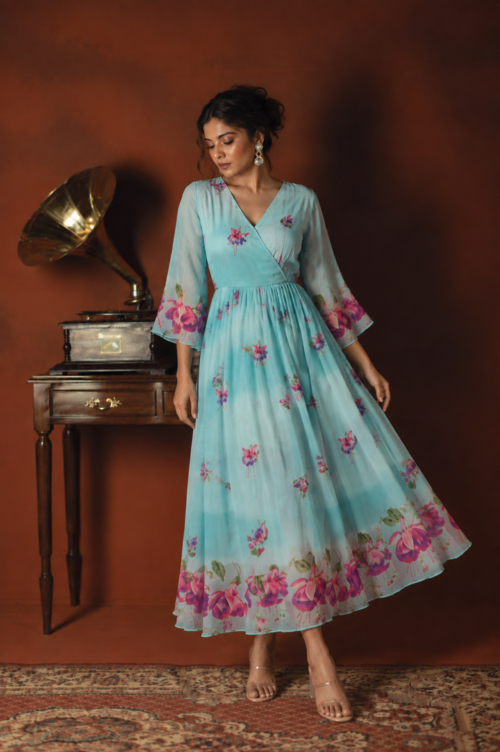 Celeste Flutter Maxi Dress