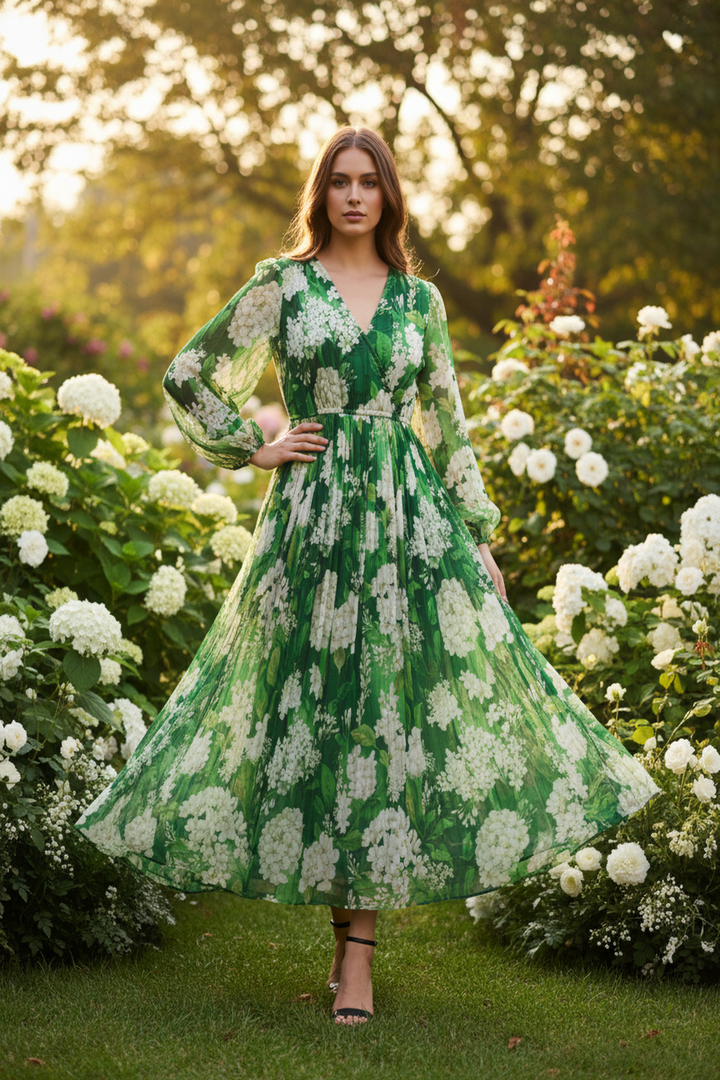 Green Meadow Maxi Dress