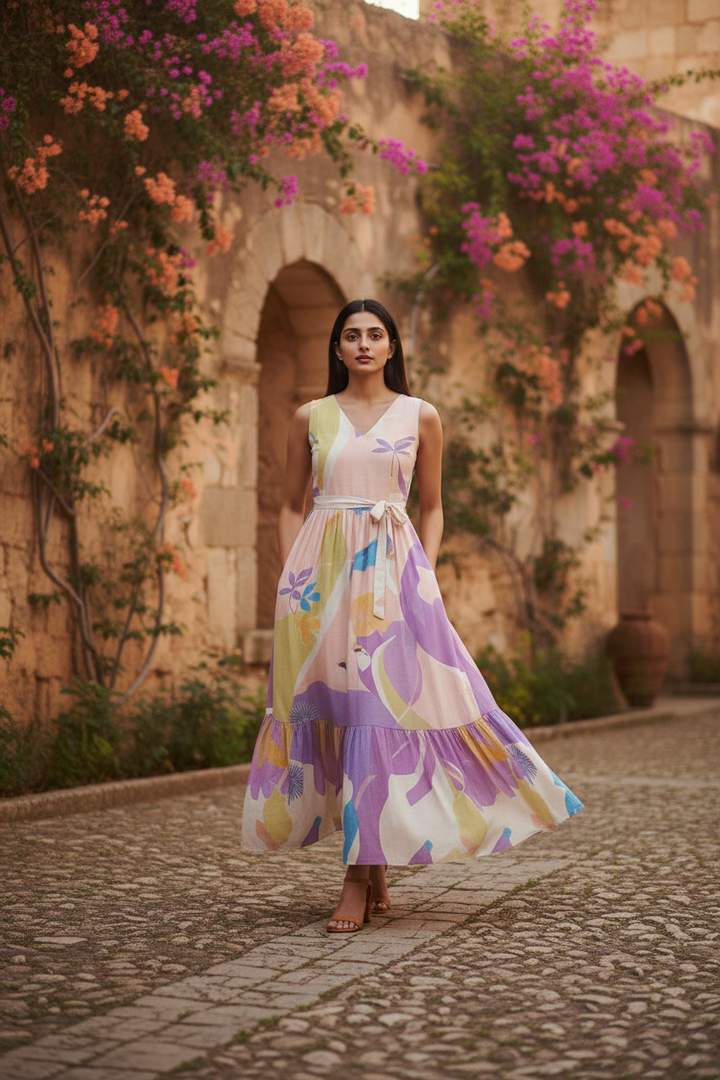 Pastel Paradise Maxi Dress