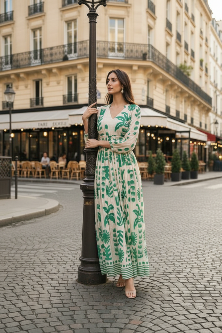 Earthy Elegance Maxi Dress