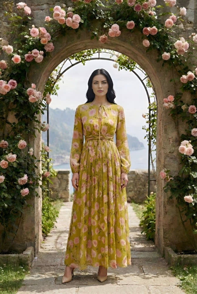 Aurelia Blossom Maxi Dress