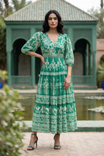 Verdant Vista Maxi Dress