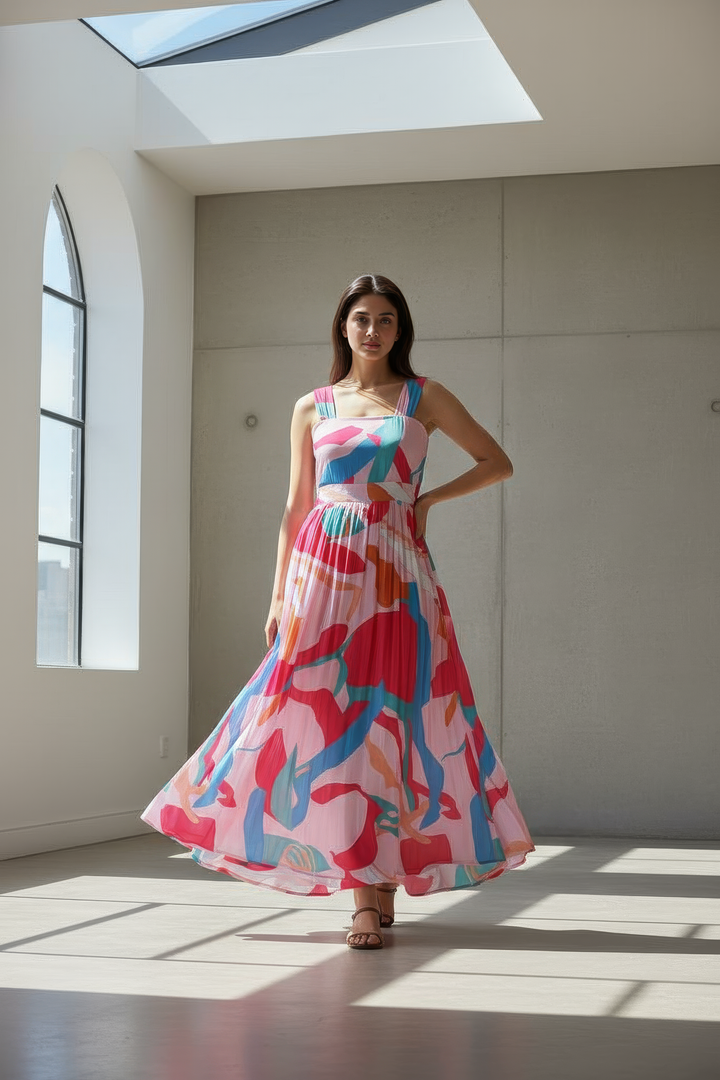 Splashy Flash Maxi Dress