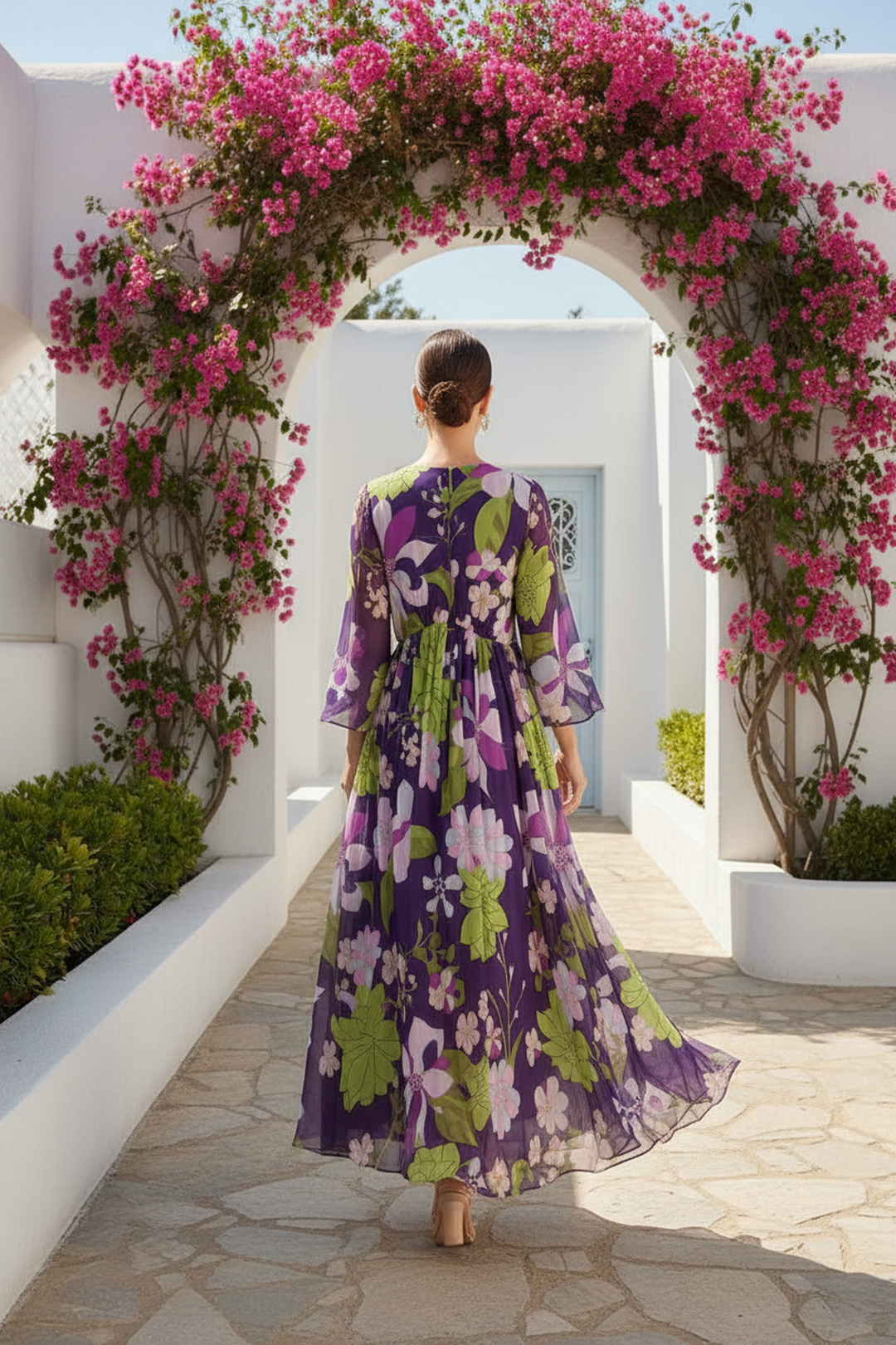 Mystical Flora Maxi Dress