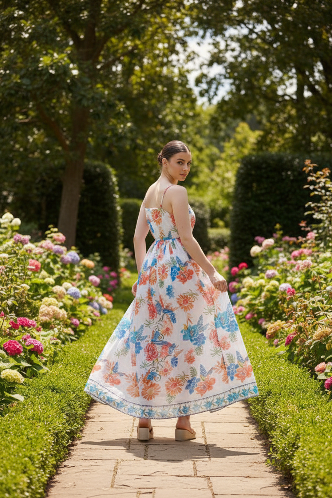 Bluebird Blaze Maxi Dress