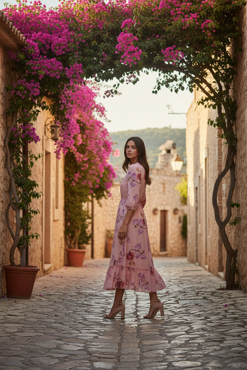 Blush & Lush Floral Maxi Dress