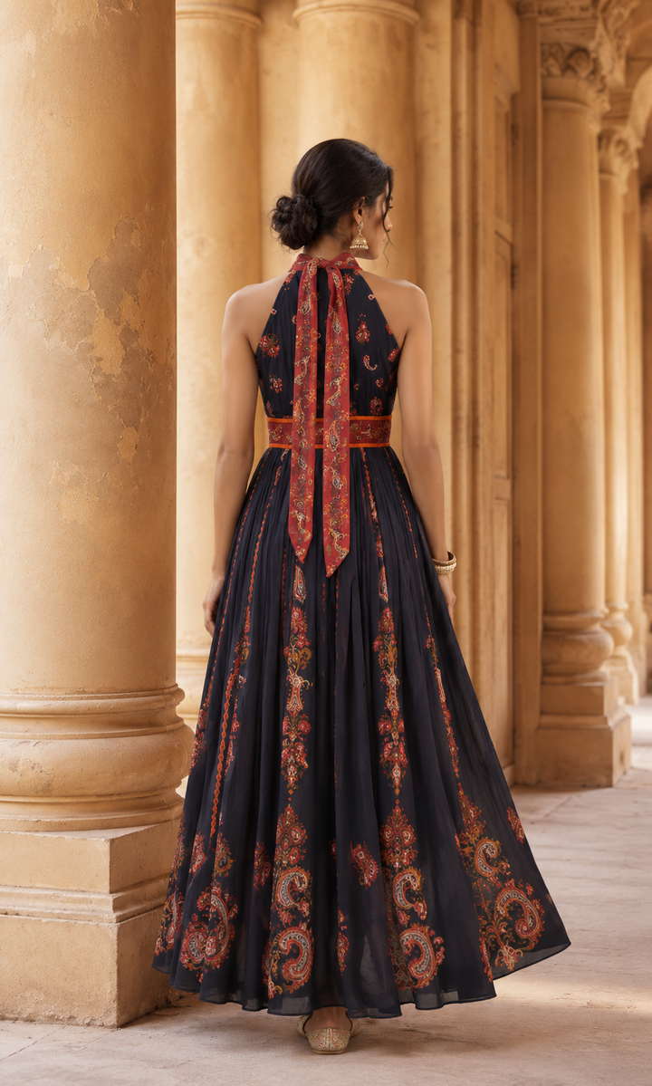 Royal Baroque Maxi Dress