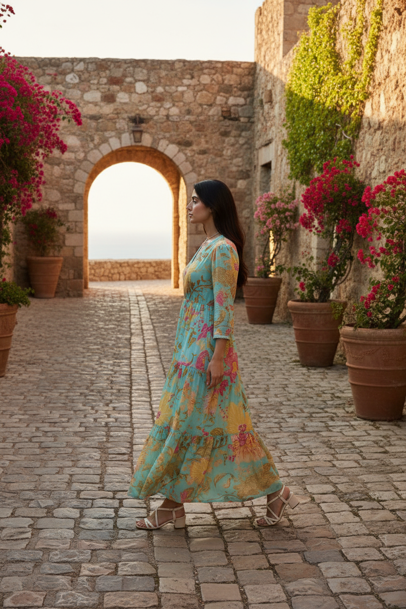 Teal Appeal Maxi Dress