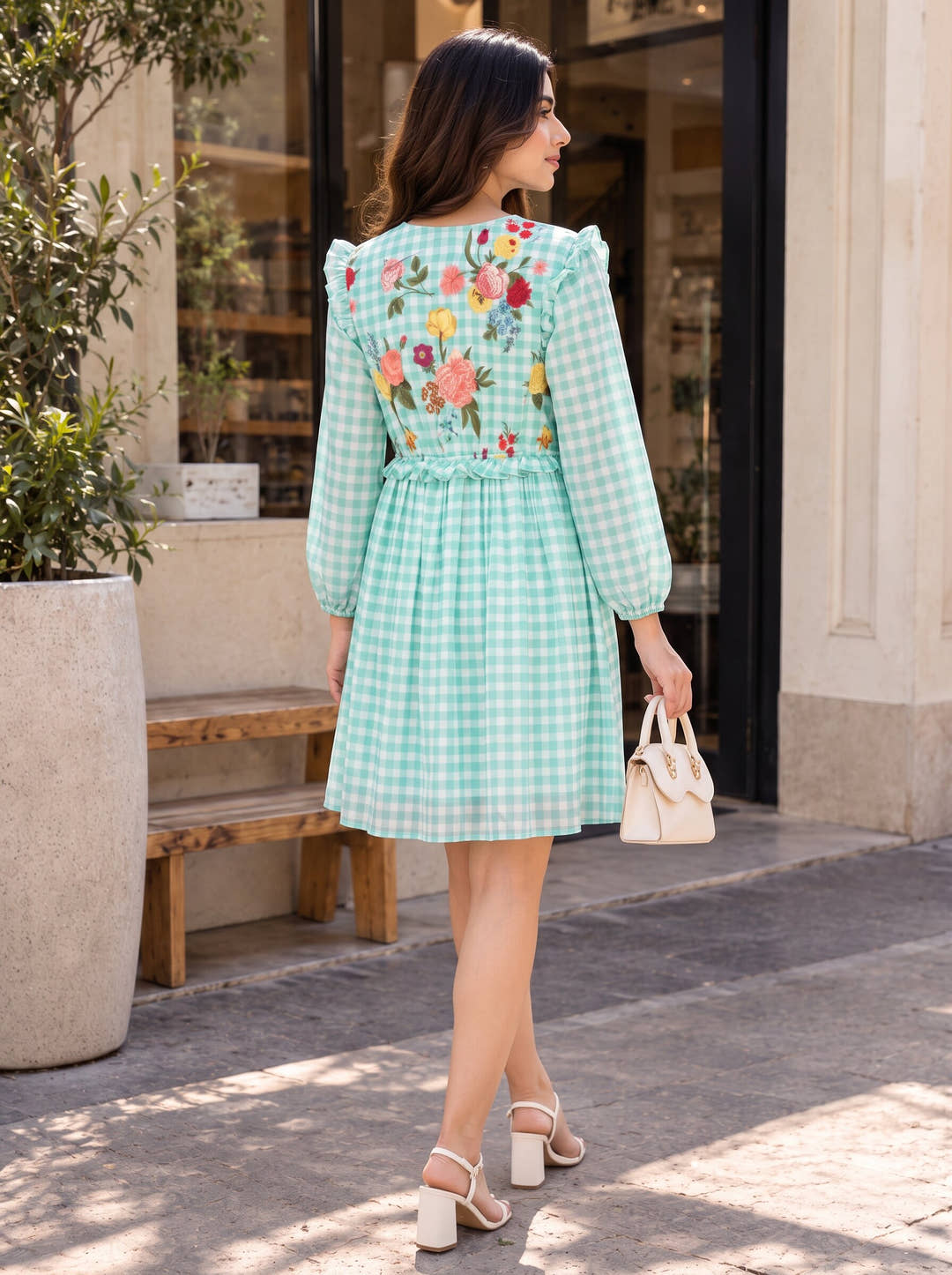 Bloom & Zoom Mini Dress