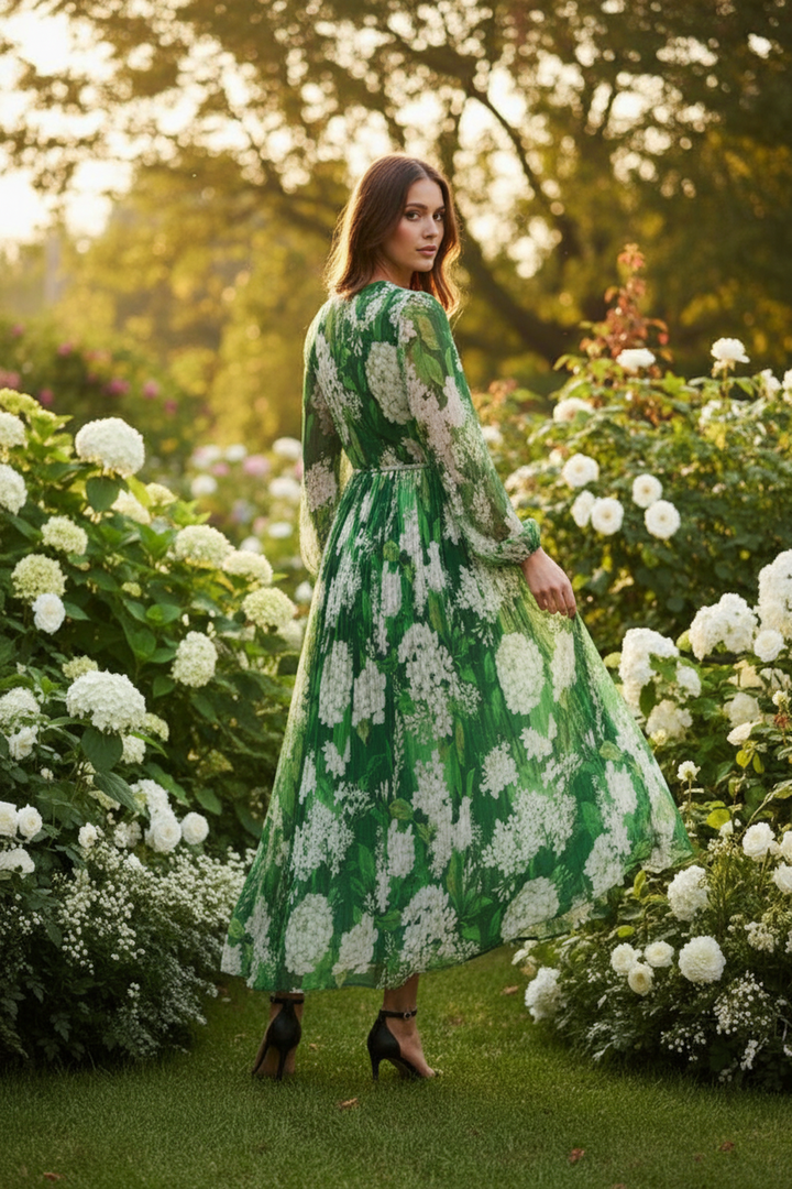 Green Meadow Maxi Dress