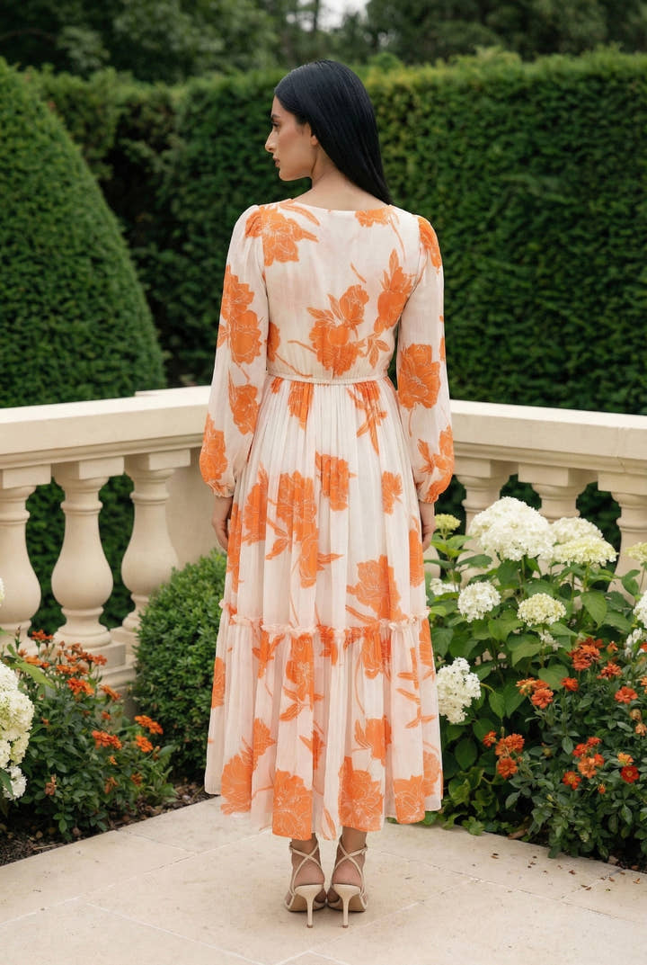 Citrus Breeze Maxi Dress