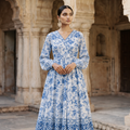 Porcelain Garden Maxi Dress