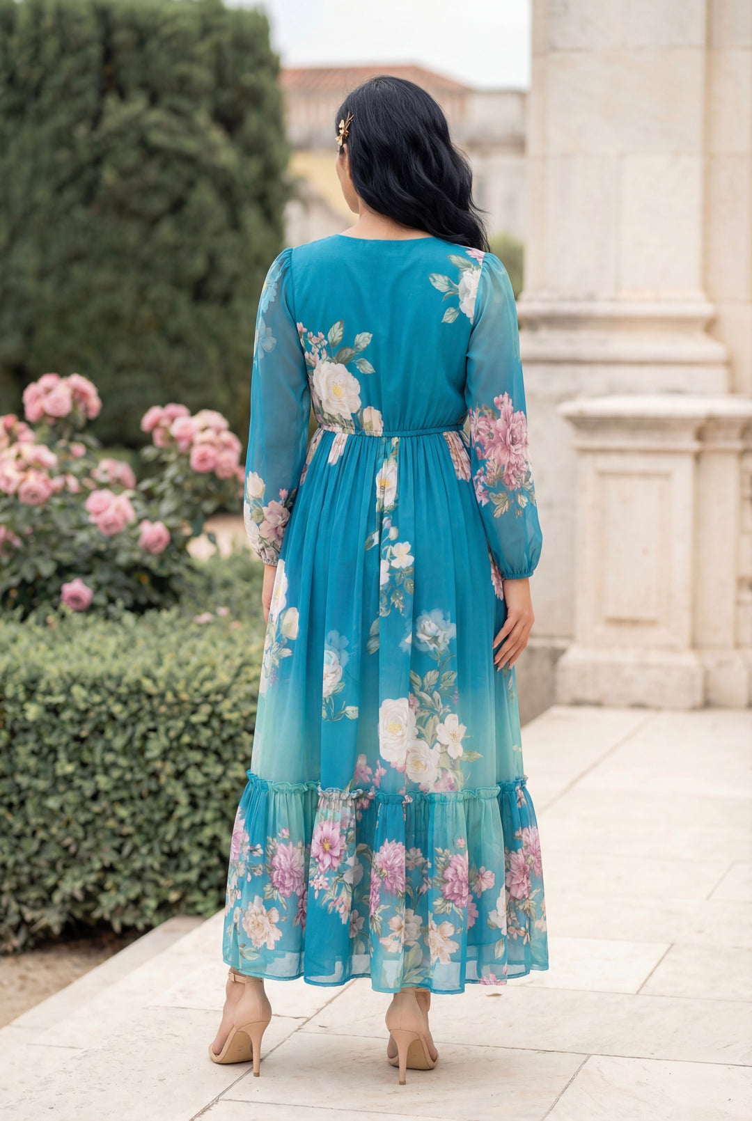 Seaside Serenity Maxi Dress