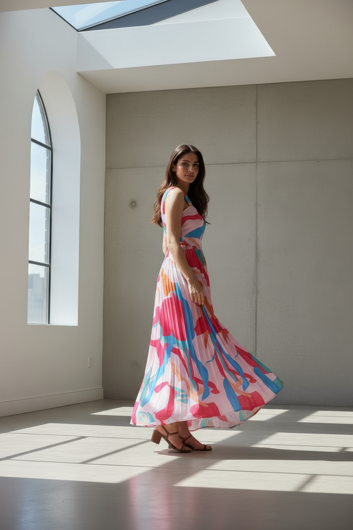Splashy Flash Maxi Dress