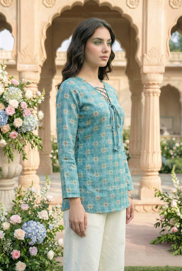 VAYU | Printed Short Kurti