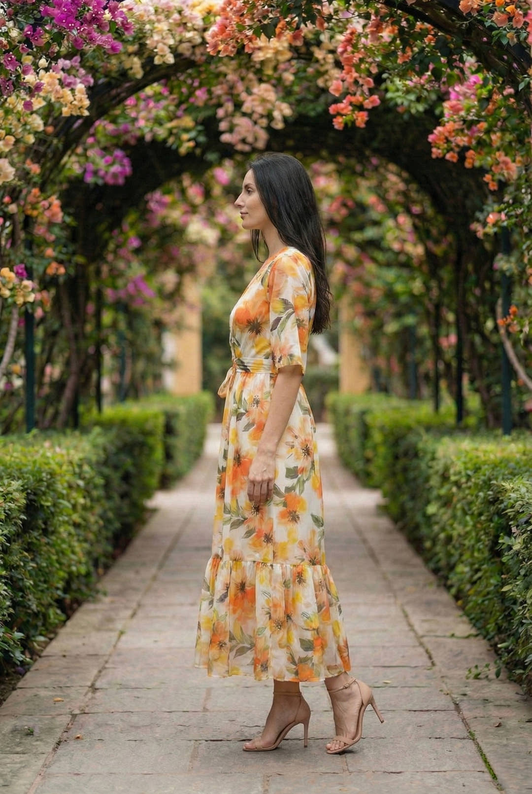 Margot Citrus Maxi Dress