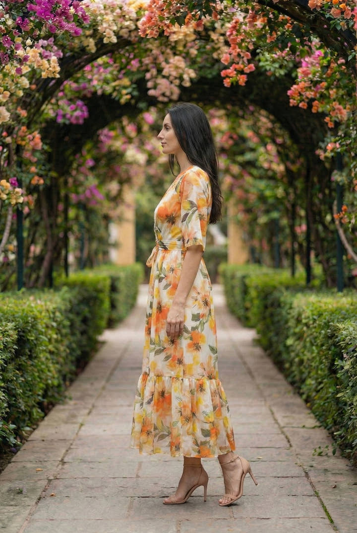 Margot Citrus Maxi Dress