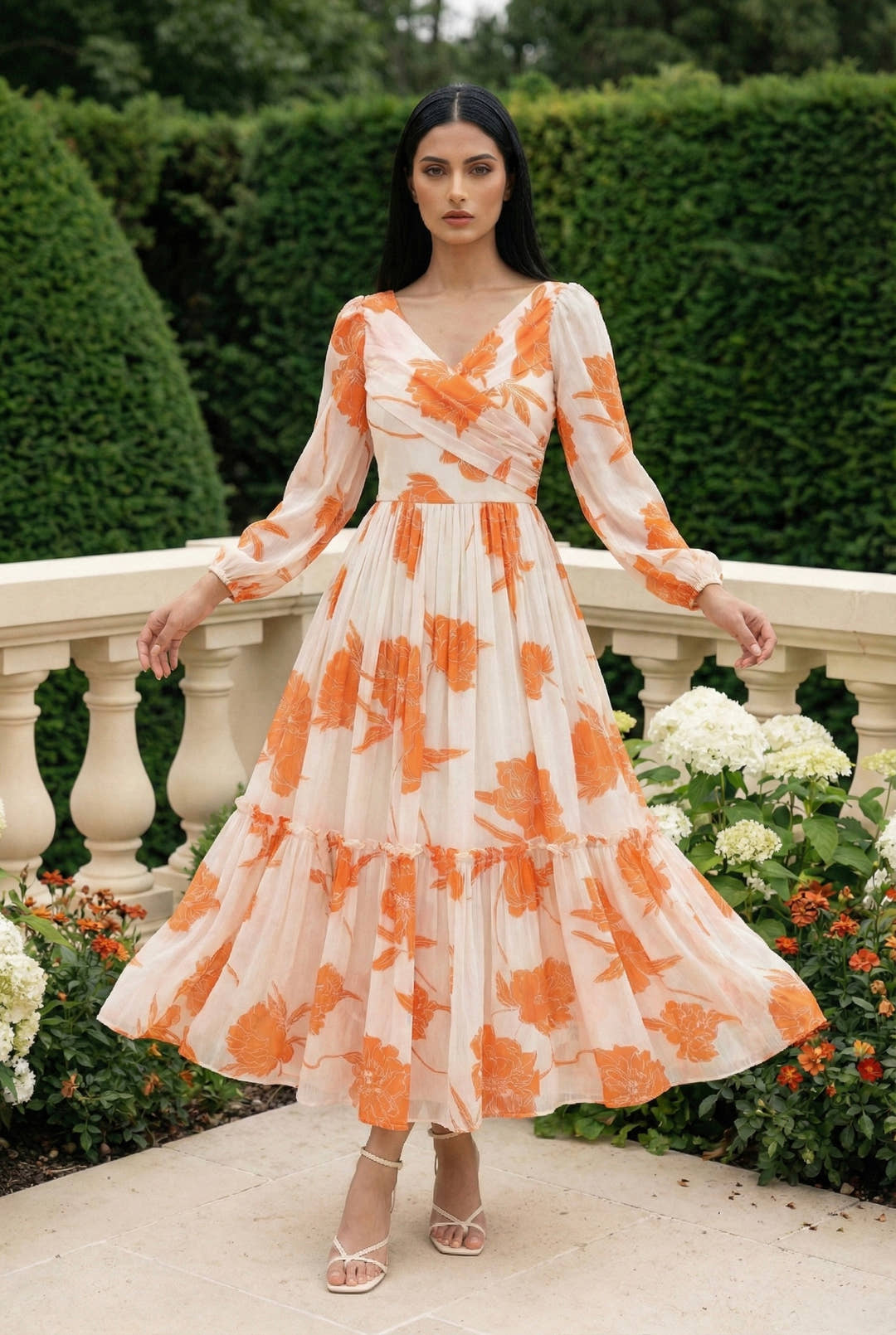 Citrus Breeze Maxi Dress