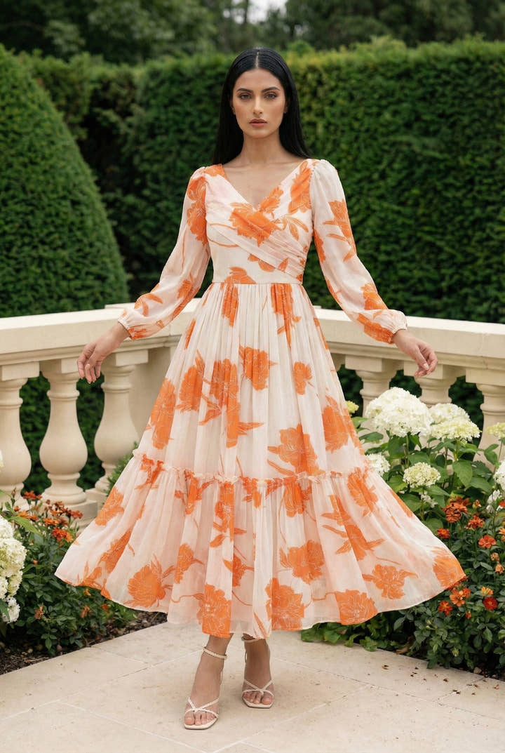Citrus Breeze Maxi Dress