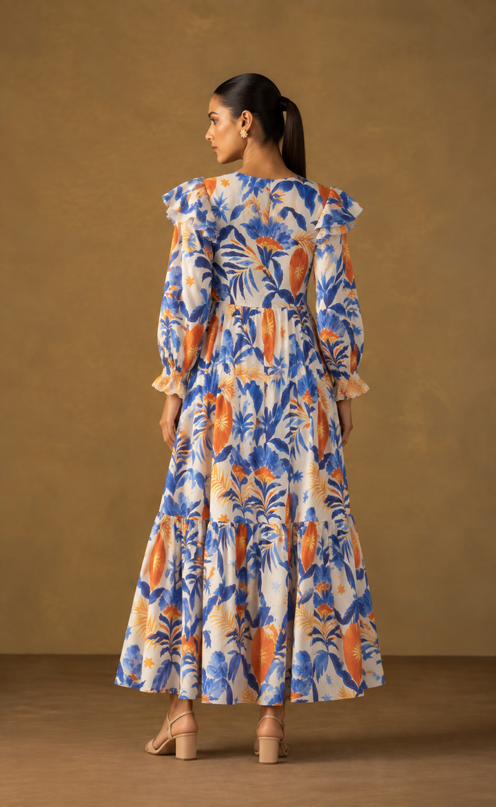 Palm Drift Maxi Dress