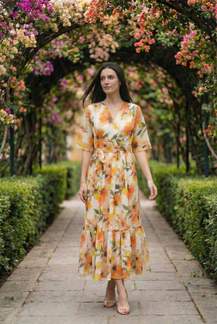Margot Citrus Maxi Dress