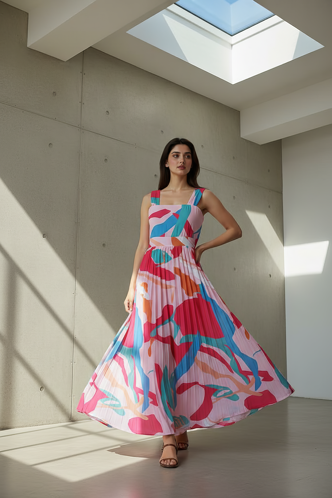 Splashy Flash Maxi Dress