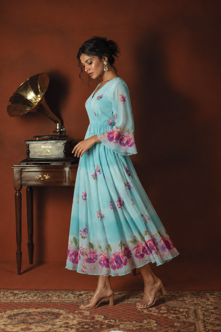 Celeste Flutter Maxi Dress