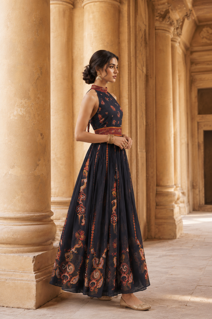 Royal Baroque Maxi Dress