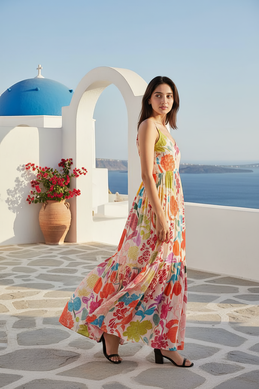 Floral Fiesta Maxi Dress