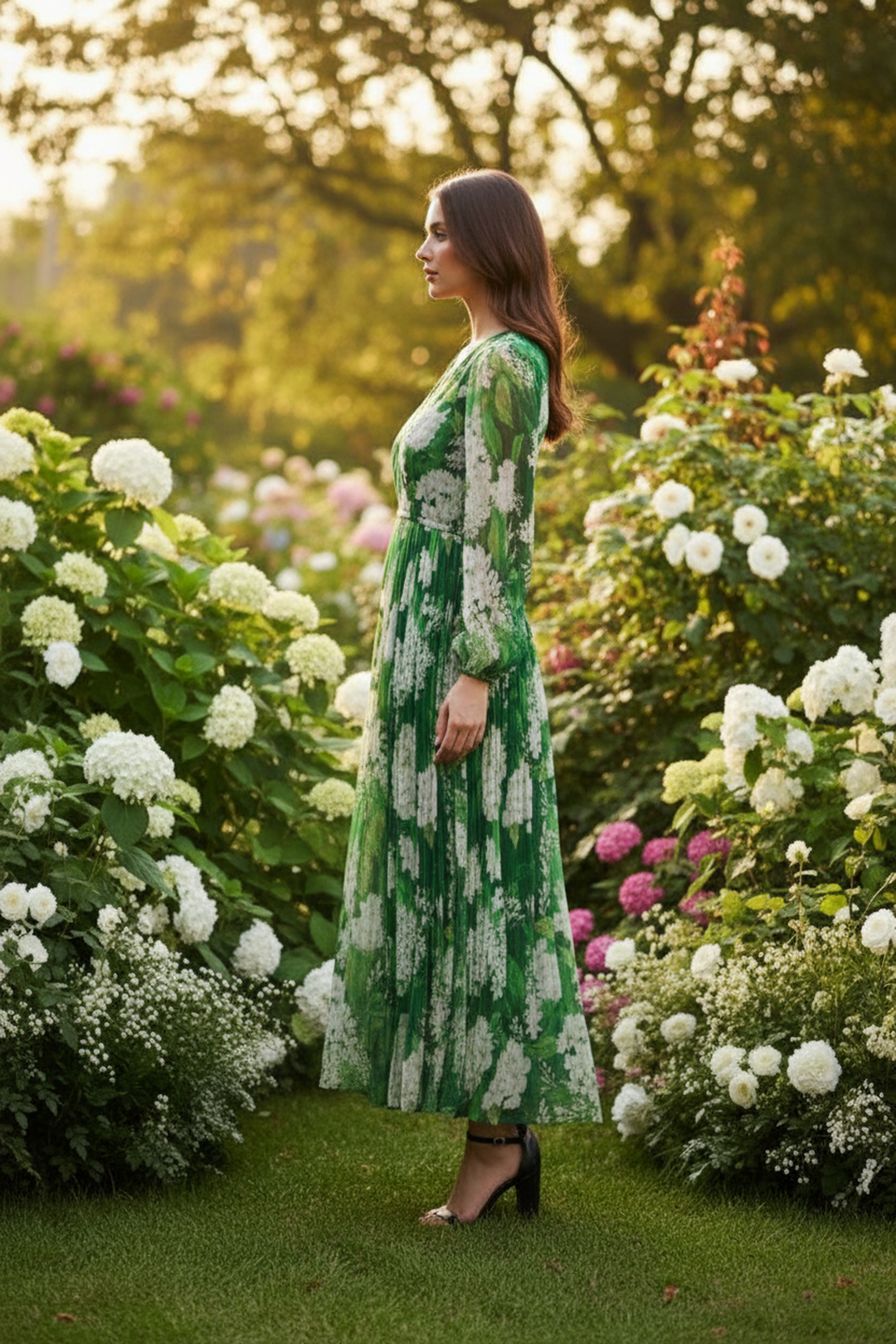 Green Meadow Maxi Dress