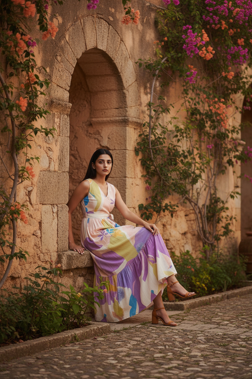 Pastel Paradise Maxi Dress