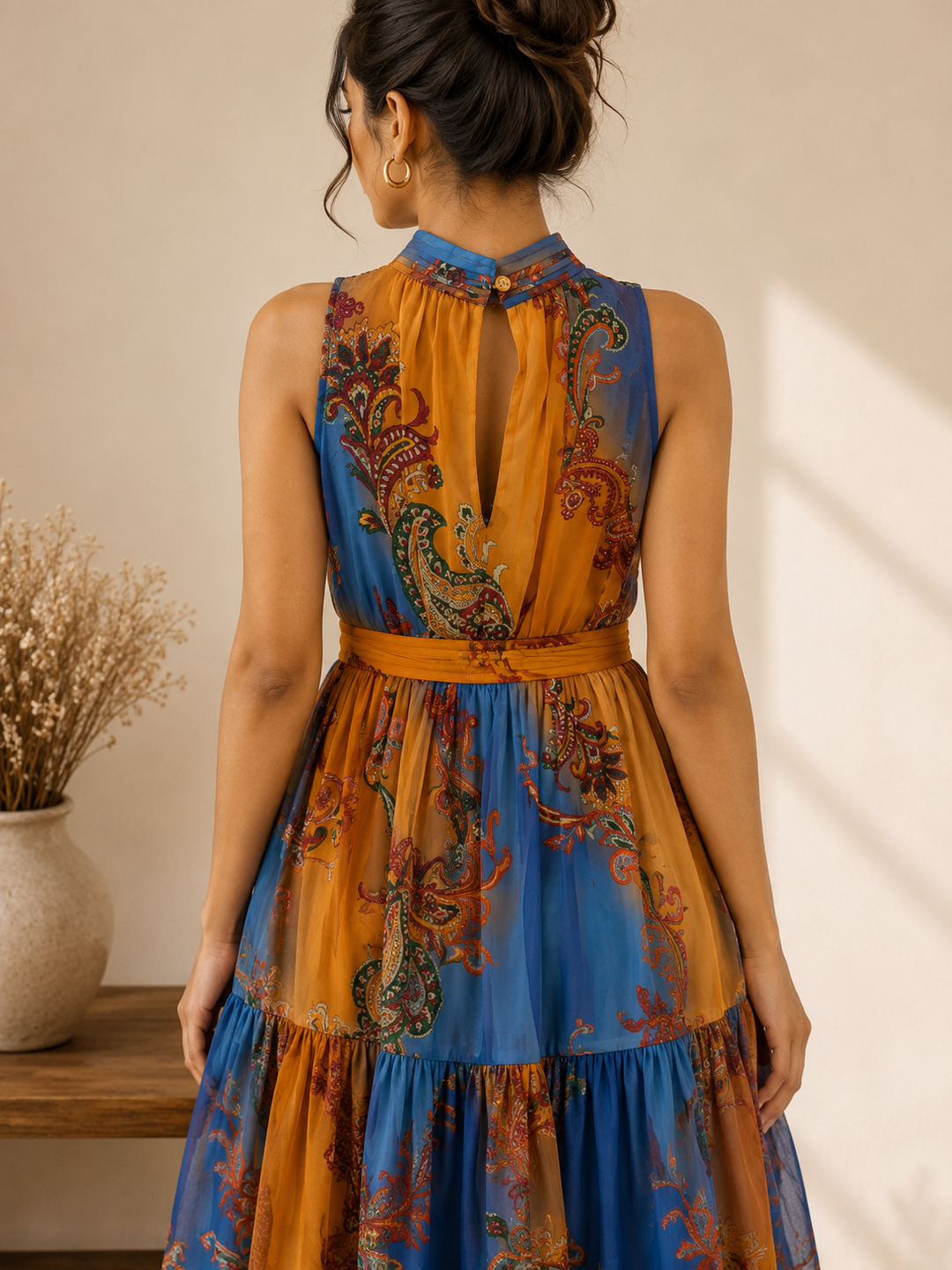 Baroque Bliss Mini Dress