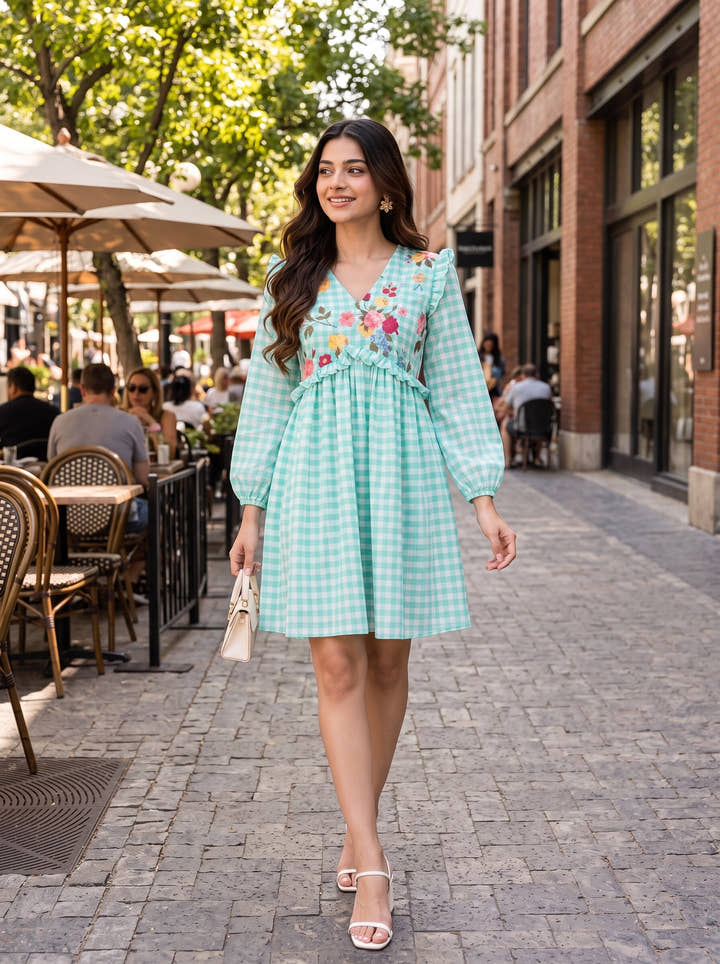 Bloom & Zoom Mini Dress