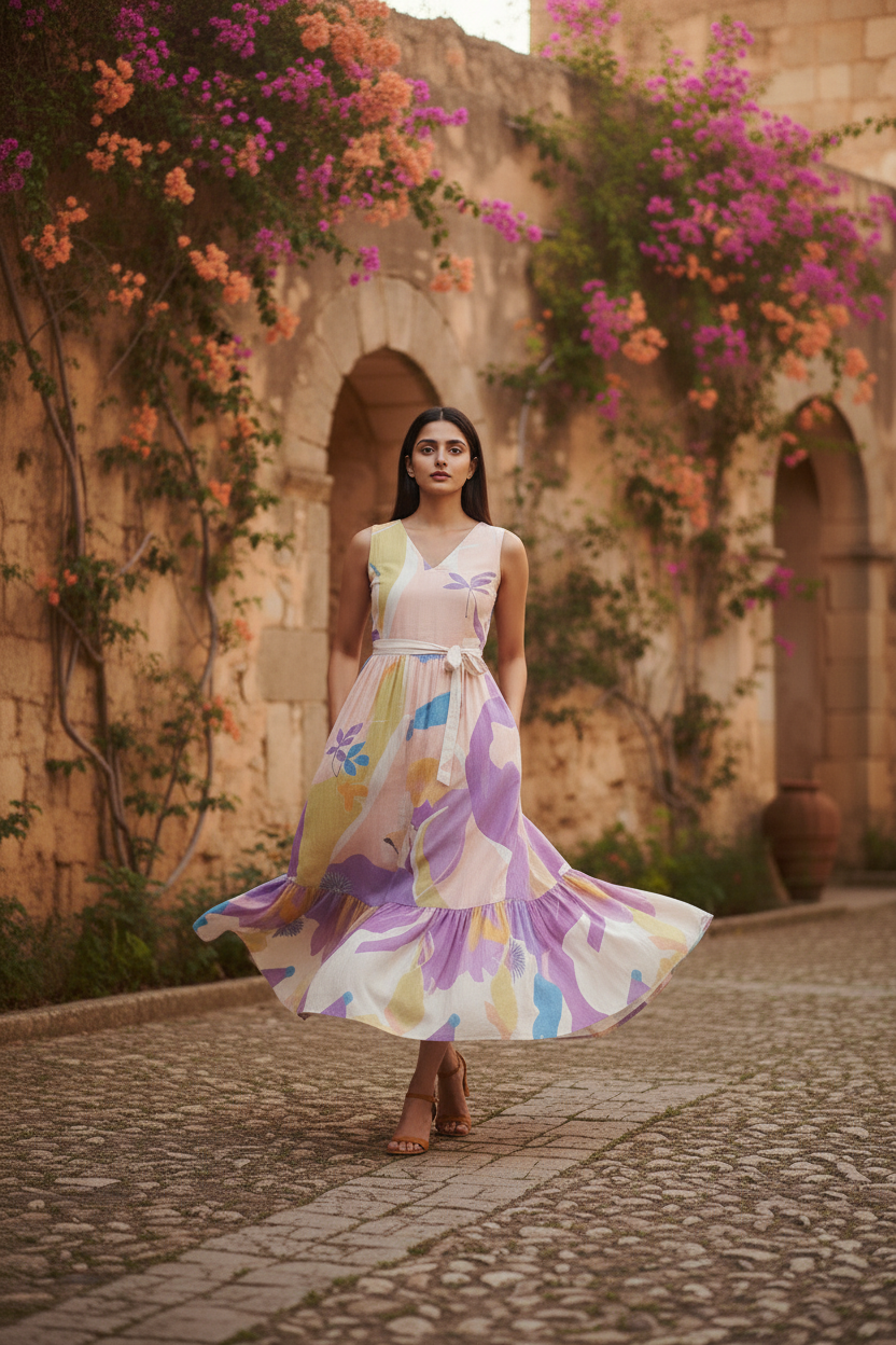 Pastel Paradise Maxi Dress