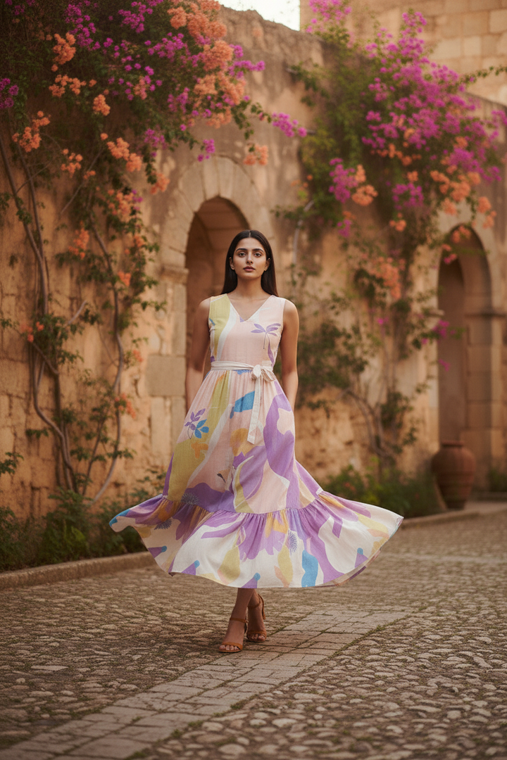 Pastel Paradise Maxi Dress