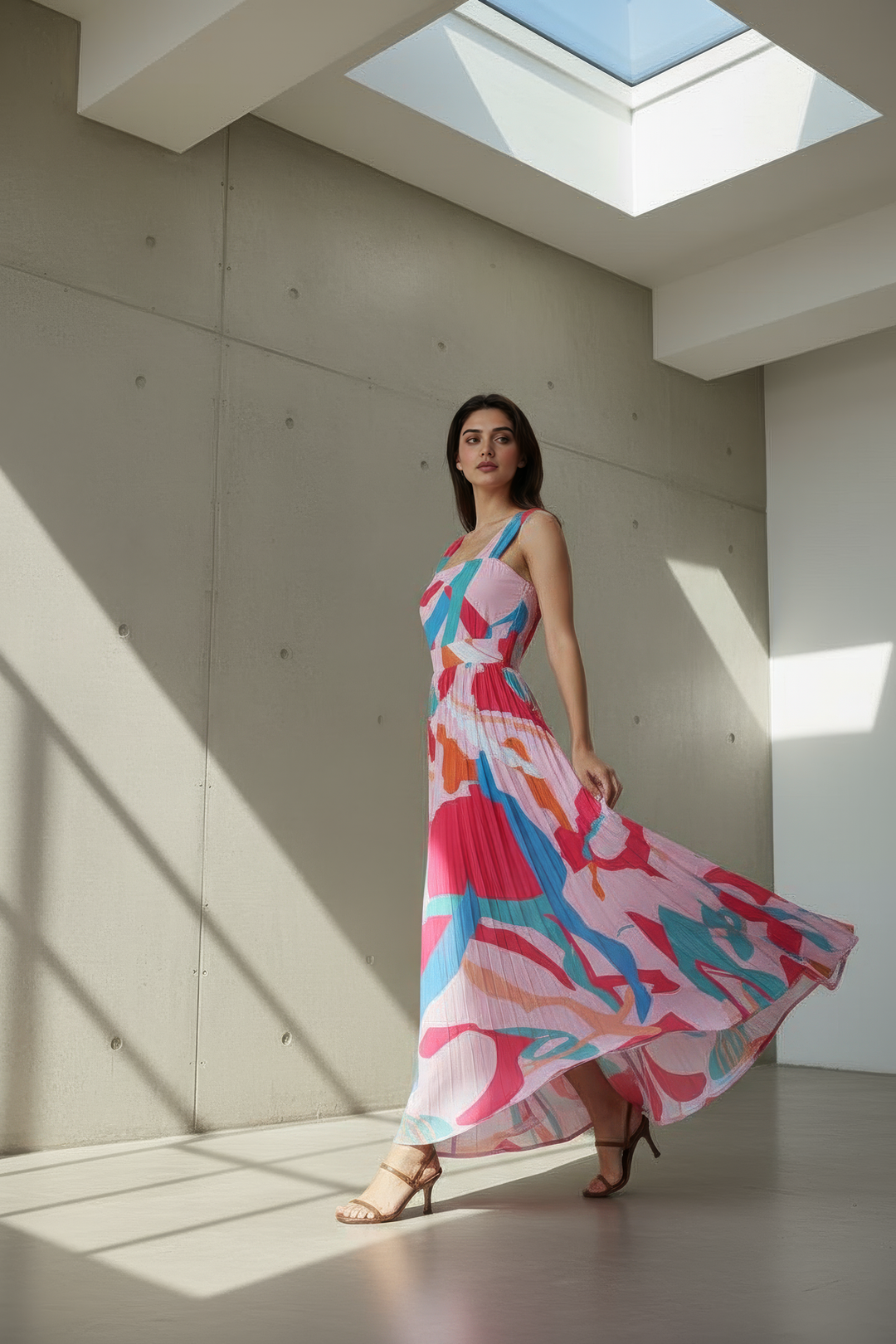 Splashy Flash Maxi Dress