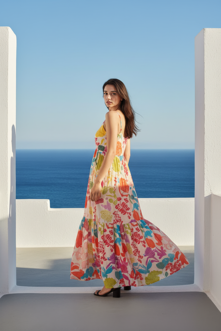 Floral Fiesta Maxi Dress