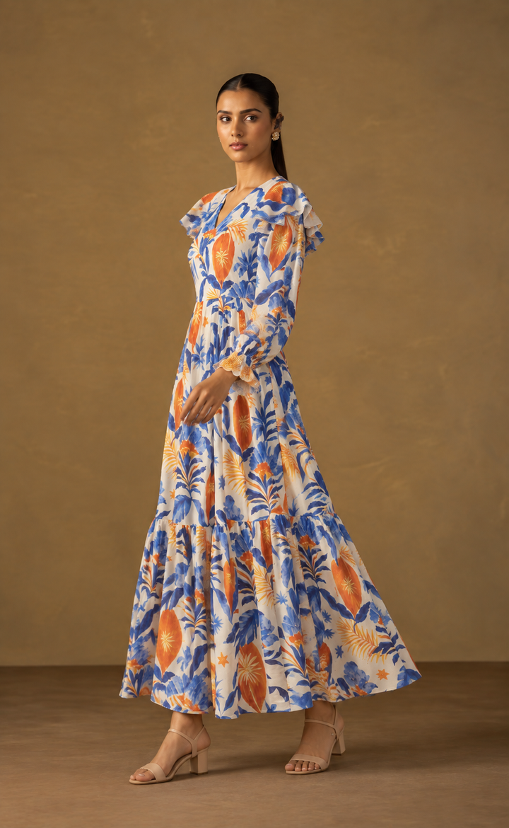 Palm Drift Maxi Dress