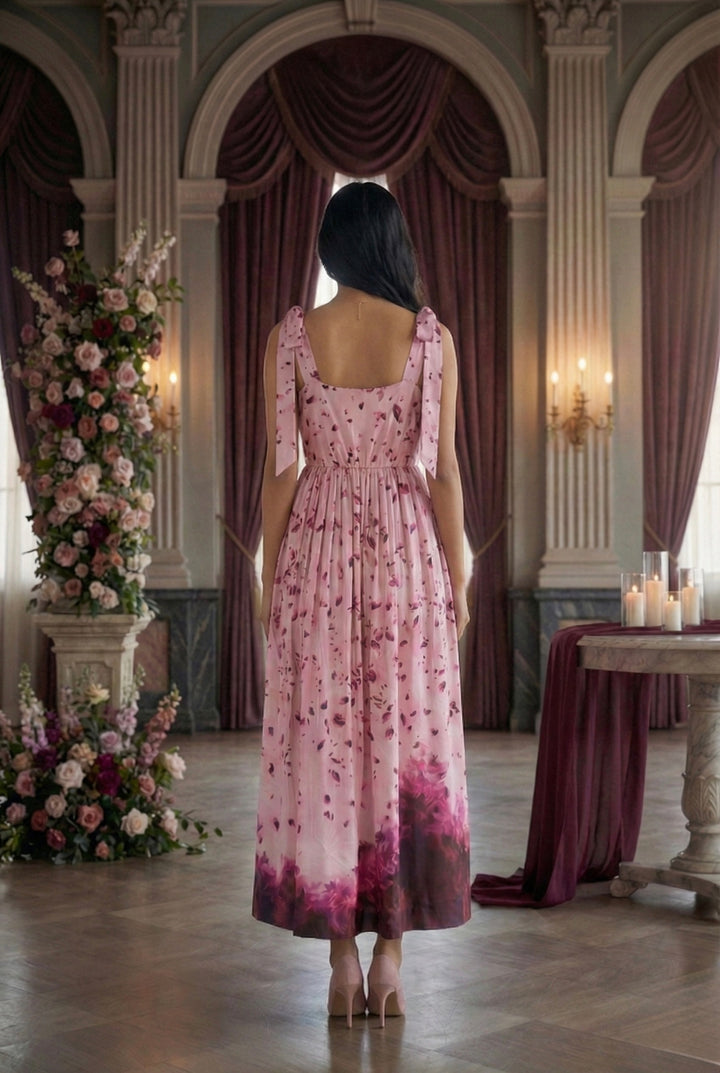 Petal Grace Maxi Dress